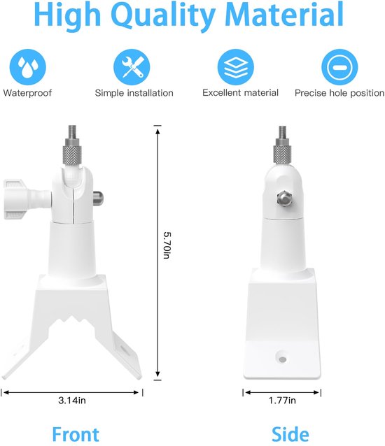Camera Wandbeugel voor Tapo C200/C210/C220, Pan/Tilt WLAN IP Camera, 90 Graden Hoekmontage (Verpakking van 1) van Merkloos — afbeelding 5