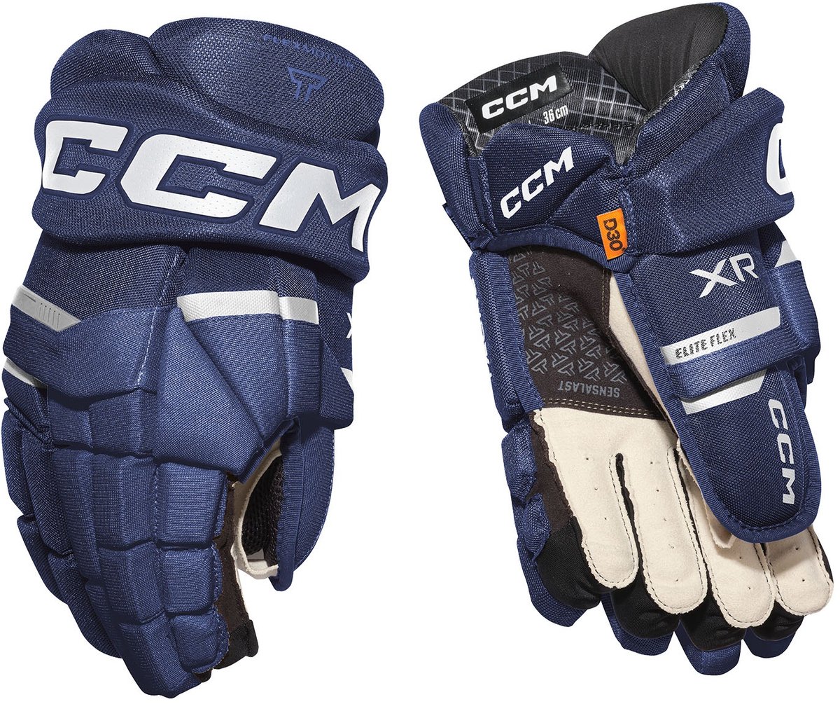 CCM Tacks XR IJshockeyhandschoenen - Senior - Navy/Wit - 14 - D3O Zero - ASD