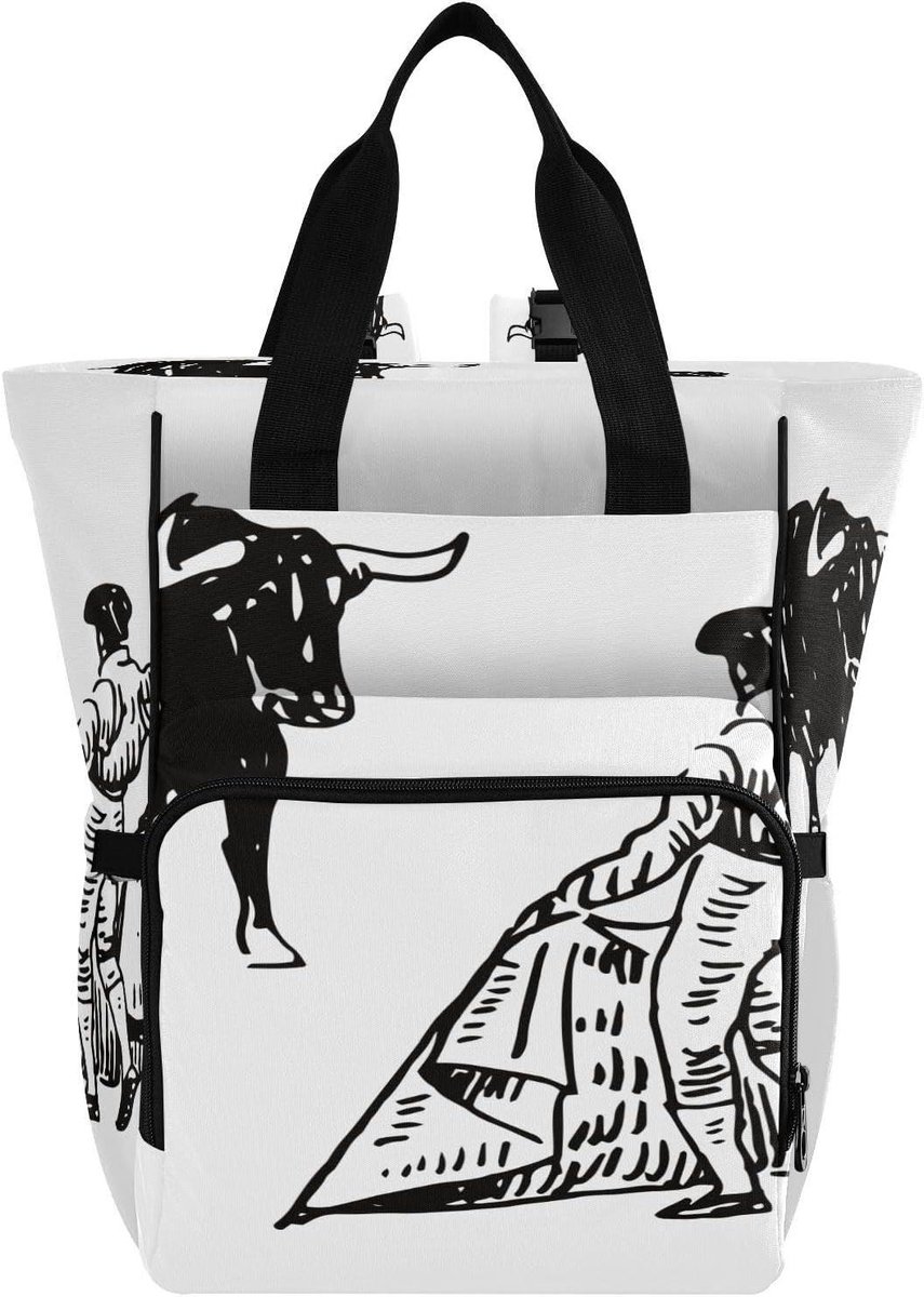 Meisje Luiertas Rugzak - Babytas Waterdicht - Casual Winkelen - Oversized Opening - 39 cm - Meerkleurig