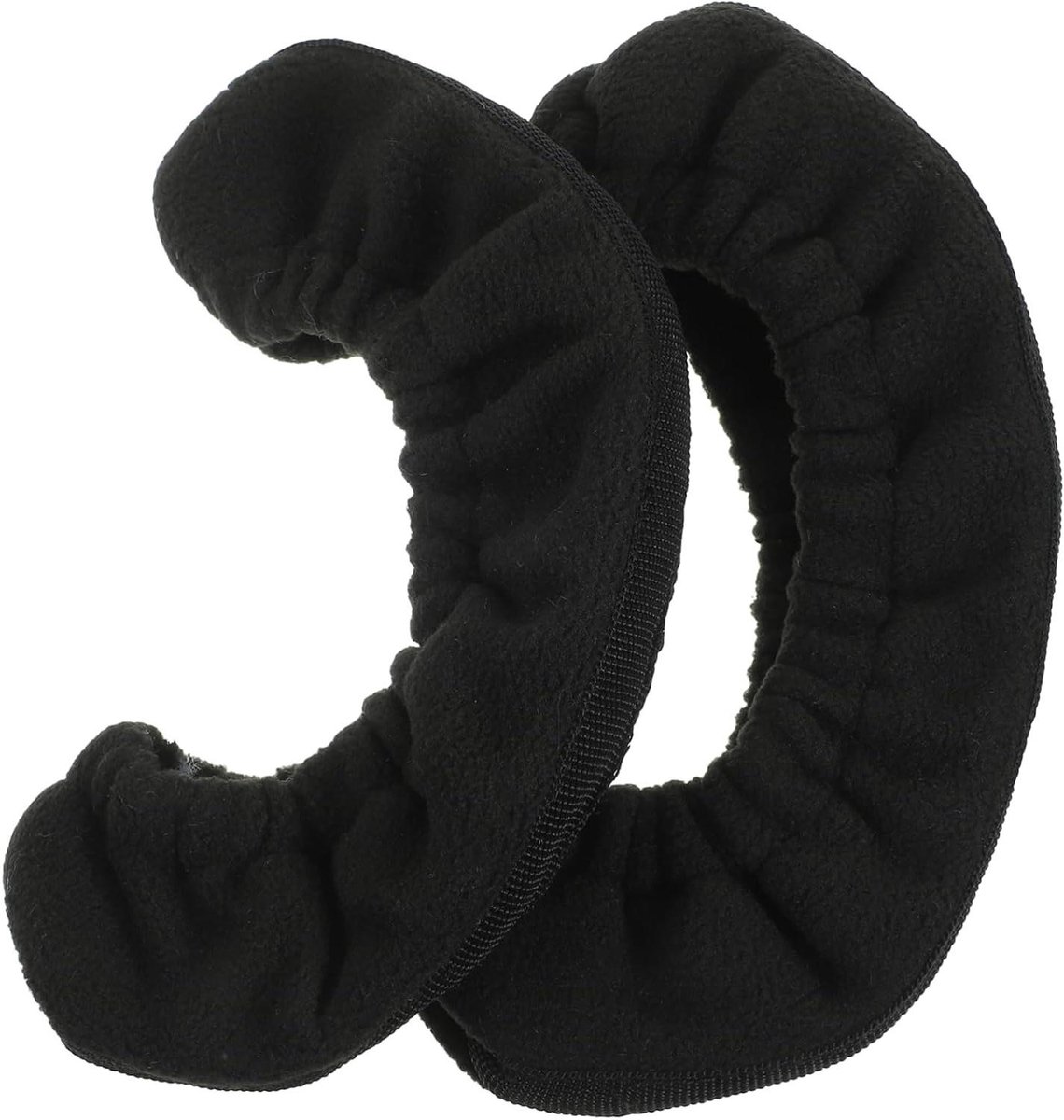 Schaatsbeschermers Paar - Schaatsmouwen Mesbeschermers - Schaatsen Beschermen - Absorbeert Vocht - 17 x 7 x 2.5 cm - Zwart