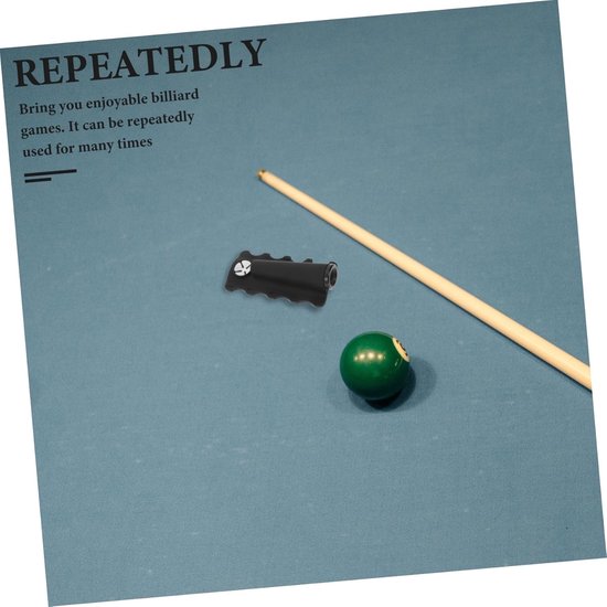Biljartkeu Tipvormer - Keu Tip Reparatie - Biljart Spelen - Draagbaar Ontwerp - 9.5 x 4.5 x 2.5 cm - Zwart — afbeelding 2