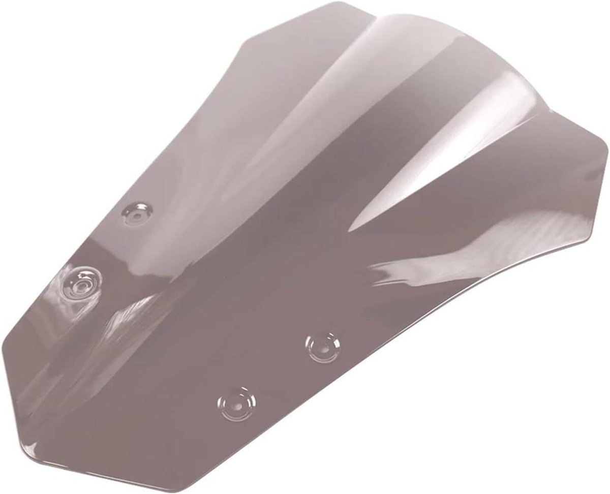 Motorcycle Windshield - Motor Wind Deflector - Comfortabel Rijden - Dubbele Bubbel Ontwerp - Universele Pasvorm - Smoke