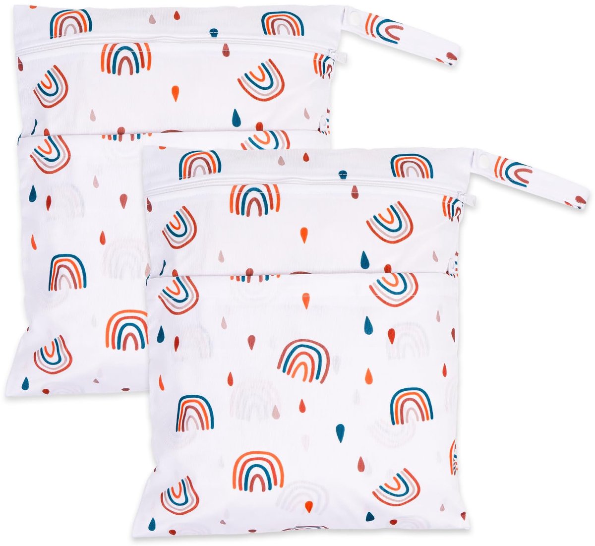 Dailygoods - 2 Stuks Wetbag Kleuterschool - Natte Tas voor Zwemkleding en Luiers