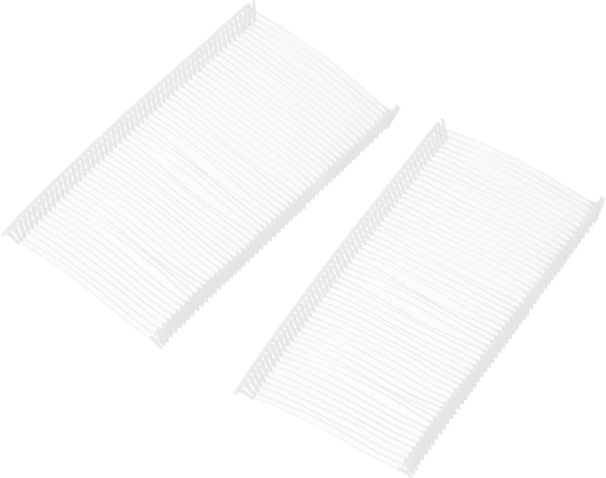 Dailygoods - Standaard Tagging Vasteners voor Kledingprijs Etikettering - 1500 Stuks Wit