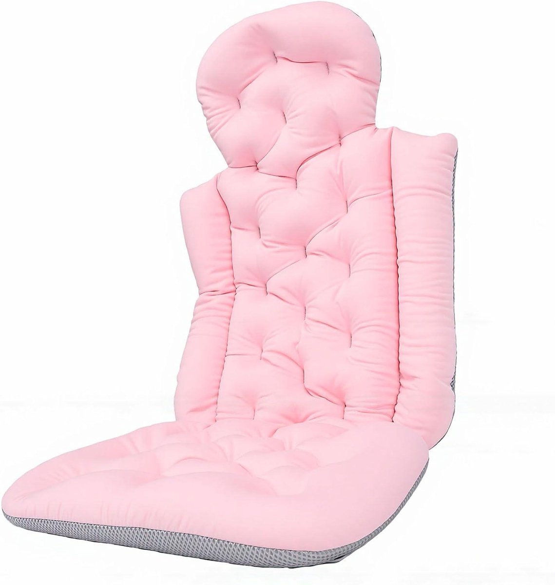 Badkussen - Badkuipkussen - Ontspannen in bad - 3-laags stof - 94x39 cm - Roze