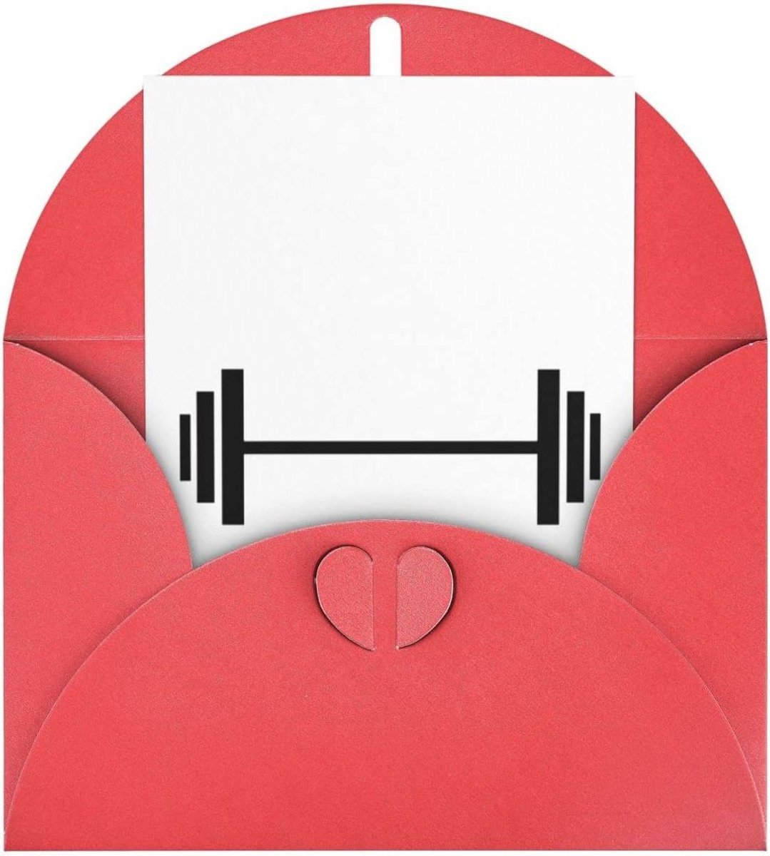 Wenskaart - Jubileumkaart Bedankkaart - Geleentheden Vieren - Parelmoer Papier - 10 x 15 cm - Rood
