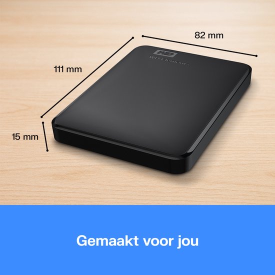 Western Digital WD Elements Portable disque dur externe 2000 Go Noir