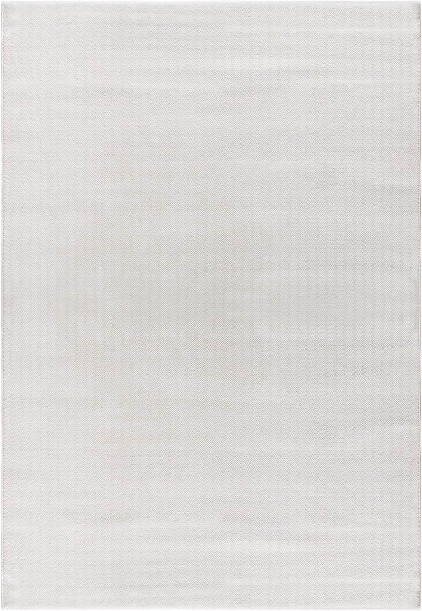 Mazovia Tapijt - Vloerkleed Rechthoek - Woonkamer Decoratie - Modern Geometrisch Design - 300x400 cm - Wit