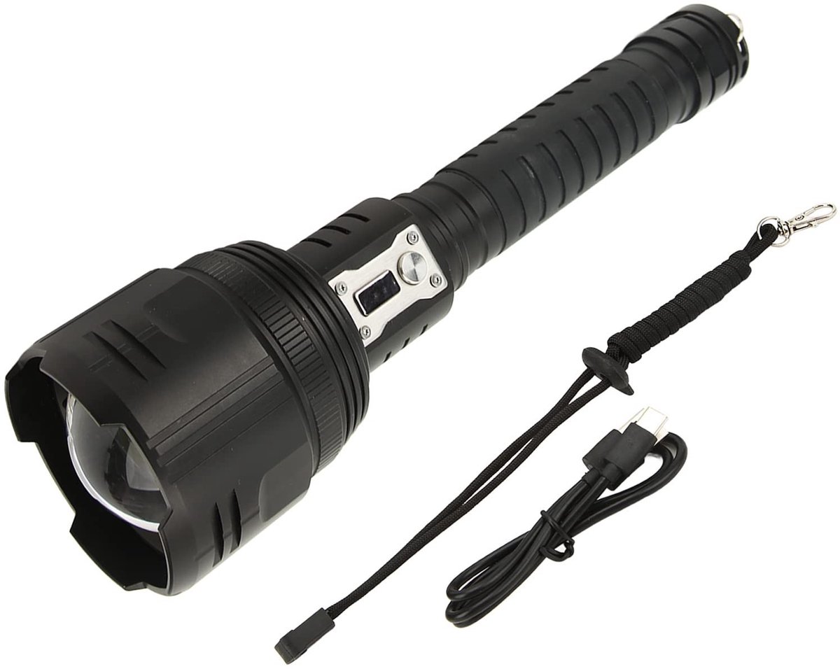Dailygoods - XHP360 LED Zaklamp met 5000LM en Zoomfunctie