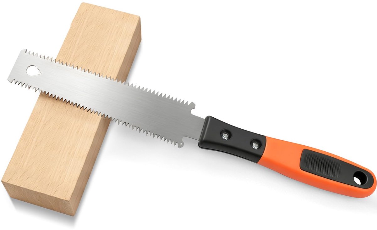 Dailygoods - Japanse Handzaag voor Houtbewerking - Dubbele Rand en Verzonken Zagen