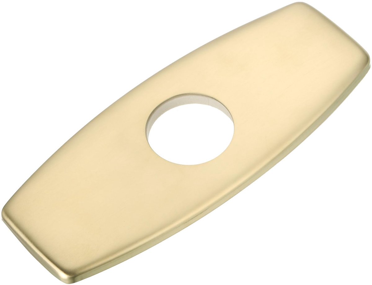 Dailygoods - Ronde Afvoerplug - 15.2 cm - Roestvrijstaal met Gouden Afwerking voor Badkamer en Keuken