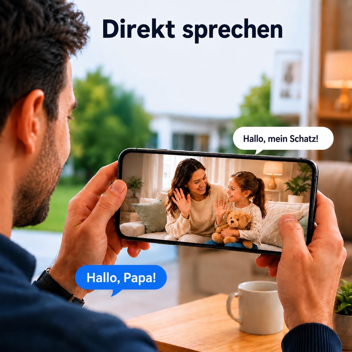 SnelShoppen - 5G 3MP Bewakingscamera Binnen en Buiten - Wifi Babyfoon, Hondencamera, IP66 Waterdicht, 2-Weg Audio, Auto-Zoom, SD en Cloudopslag