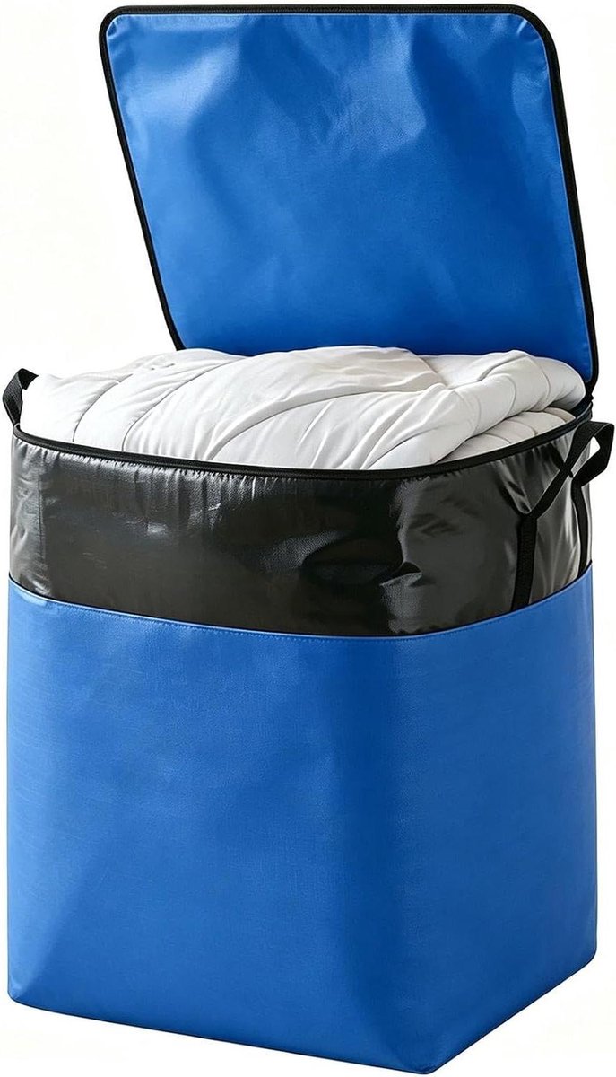 Verhuiszakken - Opbergtassen Kleding - Spullen Opbergen - Waterdicht PP Materiaal - 140L 72.5x52x40cm - Blauw