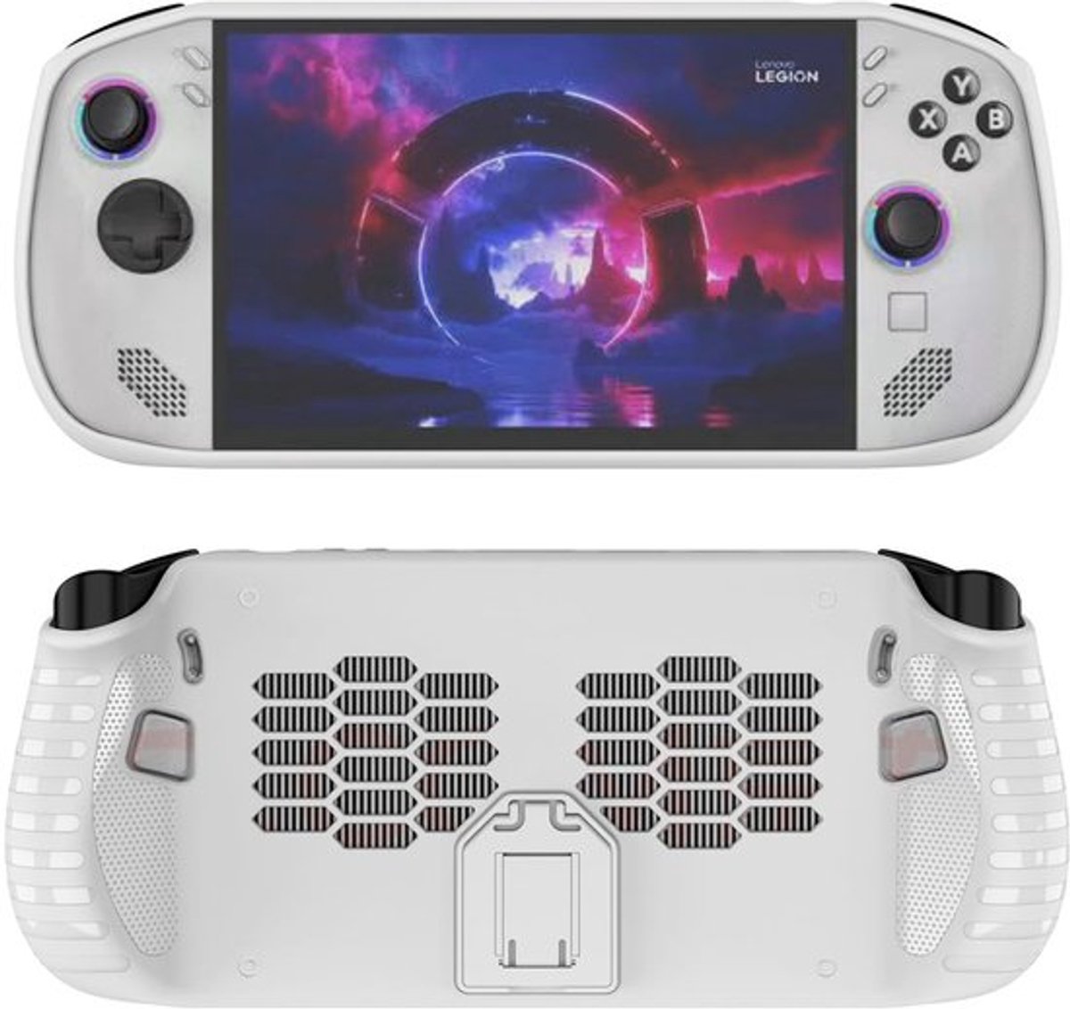 Hoesje voor Legion Go S 2025 - Beschermhoes - TPU - Draagbaar - Gaming-console - Zachte Achterkant met Kickstand - Gamingconsole