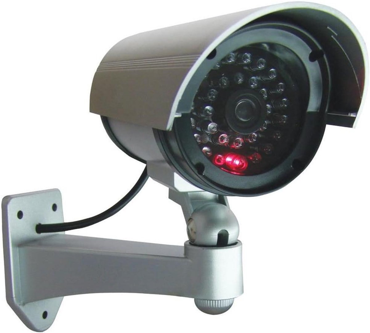 Bewakingscamera Dummy - Nep Camera - Huis Beveiligen - Knipperende LED - 17.5 x 8.5 cm - Zwart
