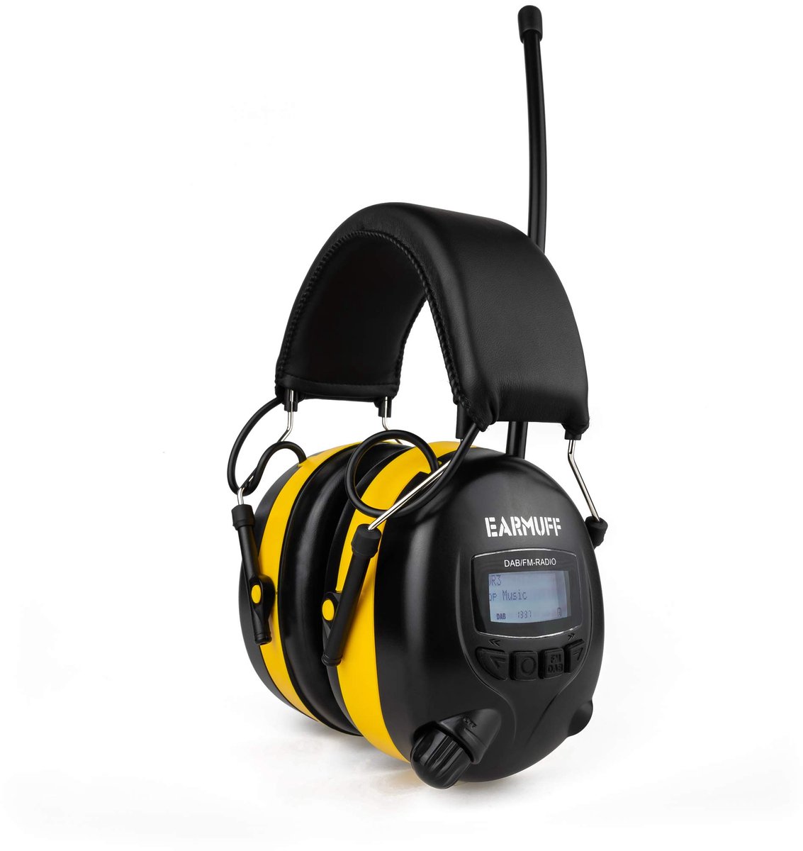SnelShoppen - EARMUFF Gehoorbescherming met DAB+ en FM - 31 dB Isolatie voor Volwassenen - Ideaal voor Bouwplaatsen, Tuinieren, en Muziek Luisteren