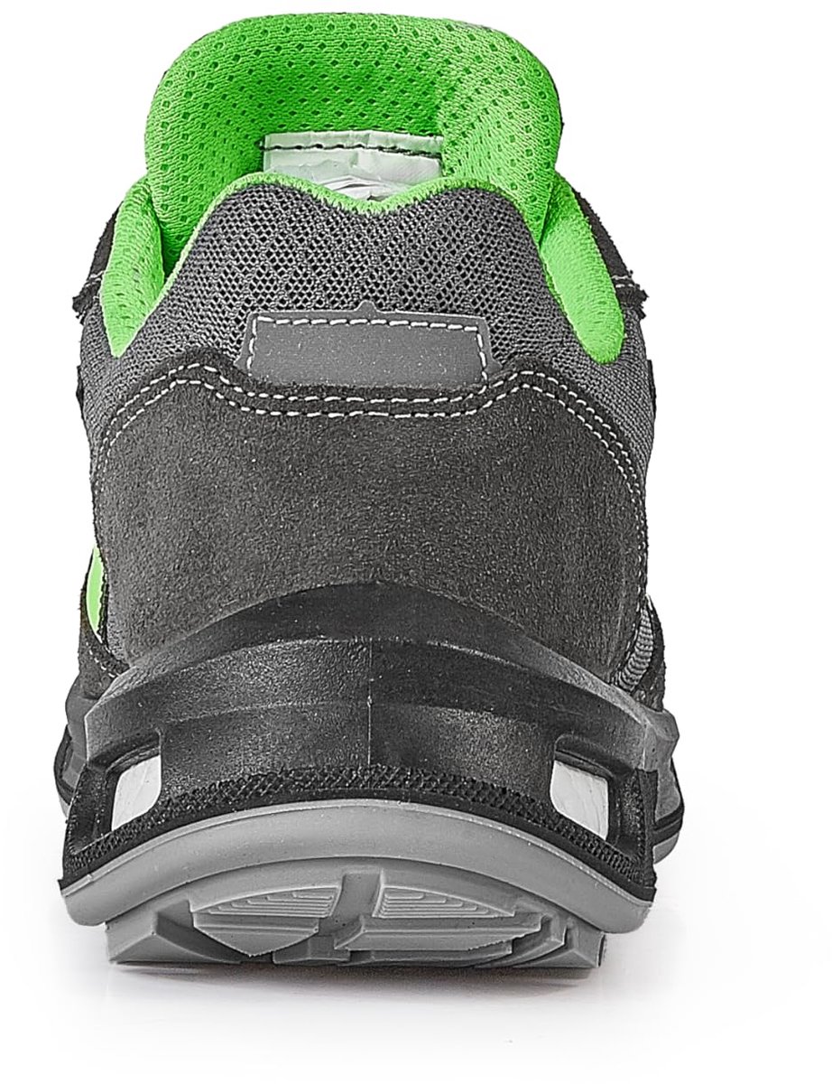 SnelShoppen - Uniseks Veiligheidsschoenen - Lichtgewicht Flexibele Anti-lek Lederen Sneakers met Infinergy-inzetstuk en Aluminium Neuskappen - Grey &