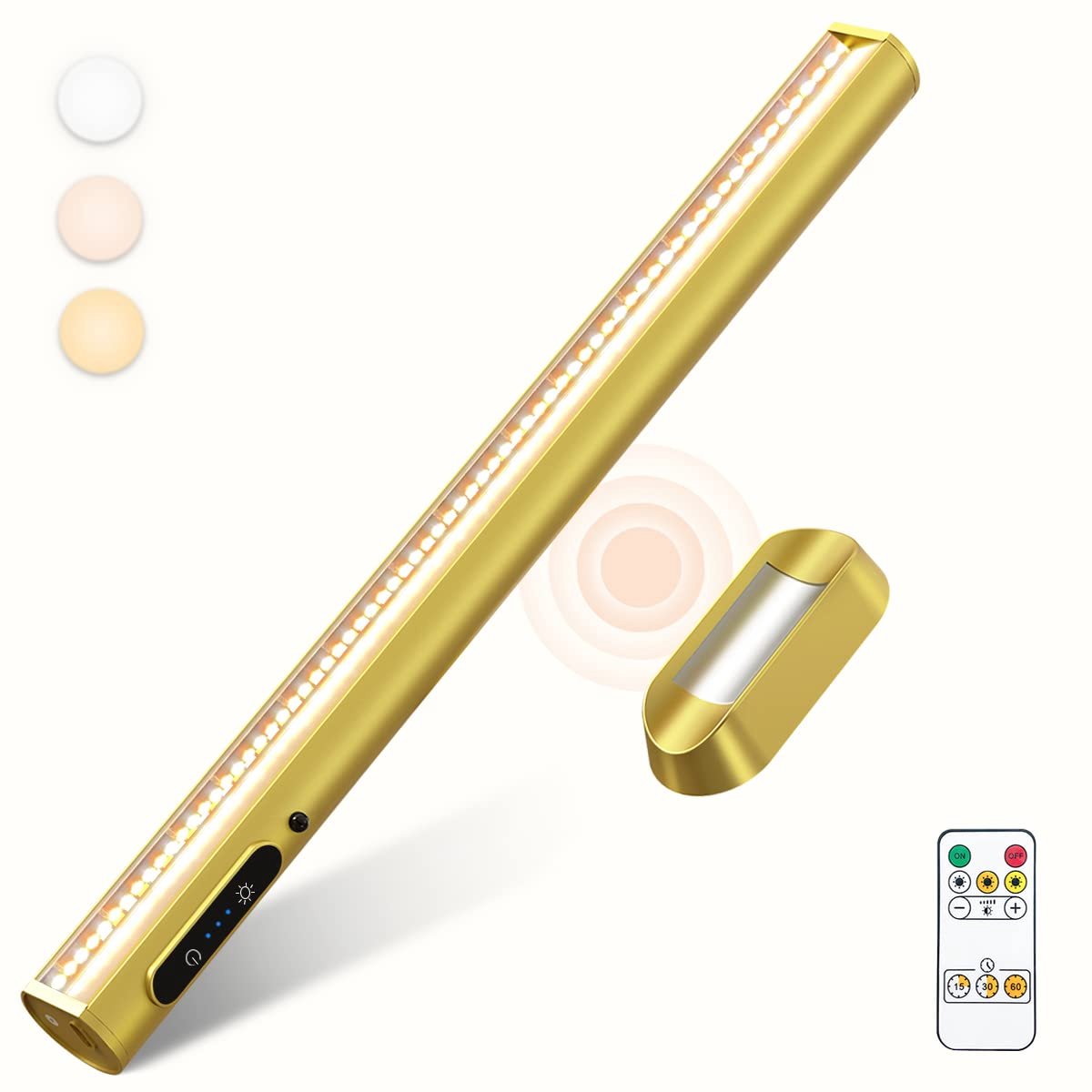SnelShoppen - Oplaadbare Draadloze LED Lamp 4000mAh met Afstandsbediening voor Binnen en Buiten, Verstelbare Helderheid, Modern Design, Ideaal voor Fe