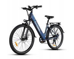 Samebike RSA01Pro-T 26'' Elektrische Fiets – 36V 15Ah, 90km Bereik, 250W Motor, 7-Speed Shimano, Dubbel Geveerd Blauw