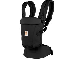 Ergobaby Draagzak Adapt - Soft Touch Cotton - Onyx Black
