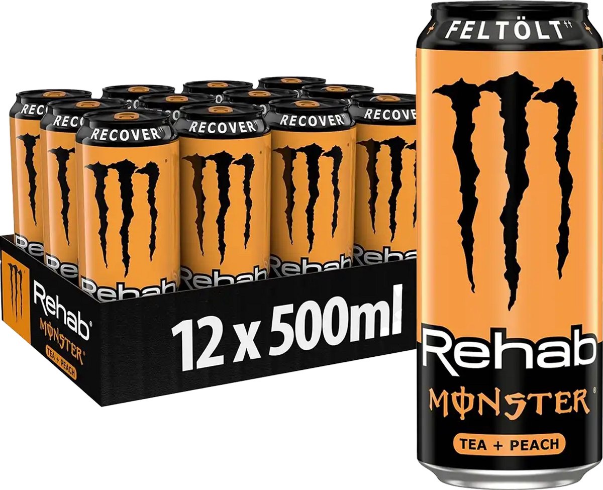 Monster Rehab - 12x 500 ml - Peach