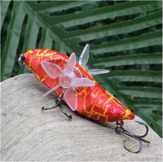 Vissen Lure Kunstaas - Hard Plopper - Bovenwater Vissen - Roterende Vleugels - 95 cm 15 g - NO2 — afbeelding 4
