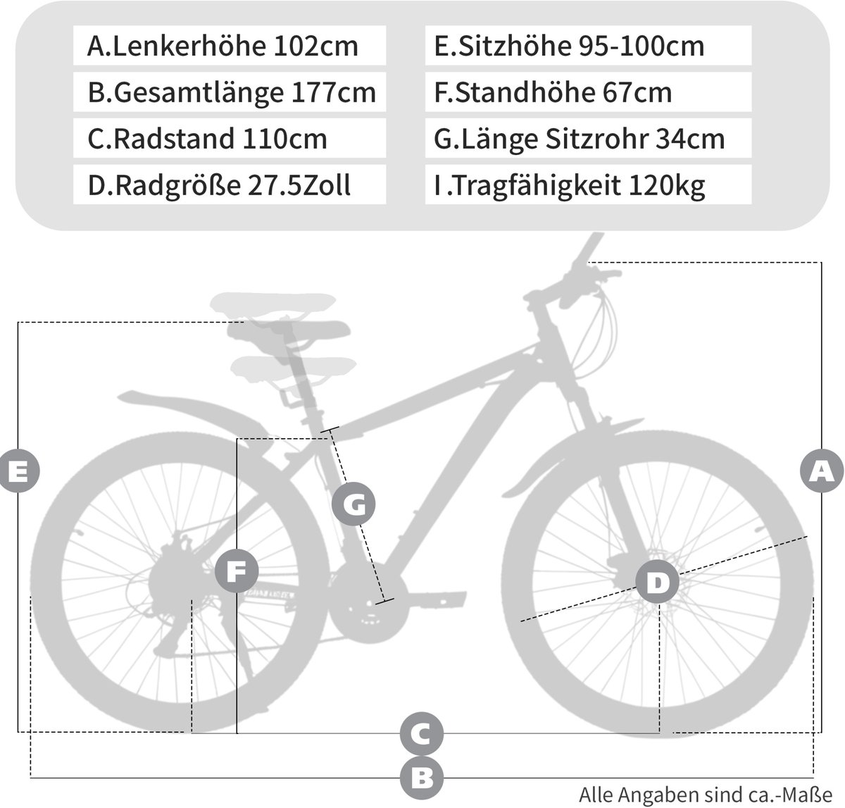 HAUSS SPOLE Mountainbike - 27,5 Inch - 21 Versnellingen Met Kettingschakeling - Stalen Frame - Blauw - Voor Woon-Werk En Terrein