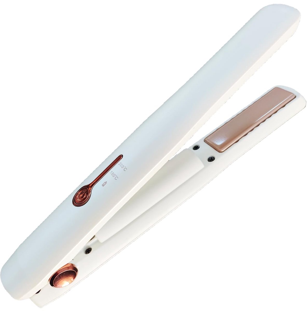 Draadloze Mini Stijltang - Draagbare Haarstyler - Snel Haar Stylen - USB-C Oplaadbaar - 20 cm Lang - Zwart