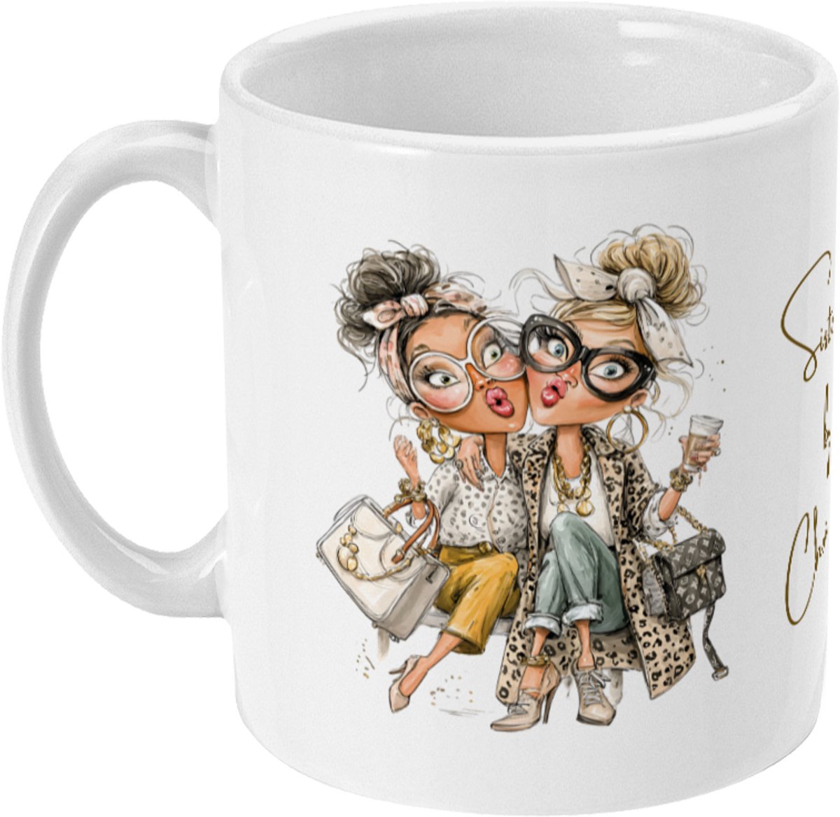 Mok Best Friends - Funny Ladies | Sisters by choice | 325ml