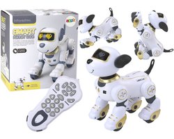 Op afstand bestuurbare interactieve robothond die danst volgt gouden bevelen - UNI