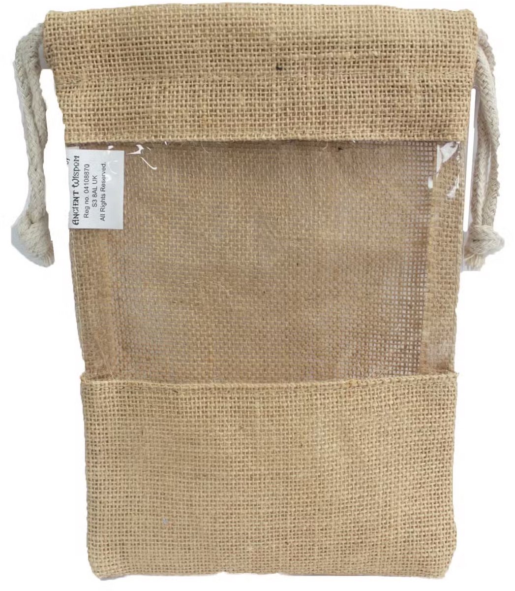 6 x Jute venstertas 25x16cm