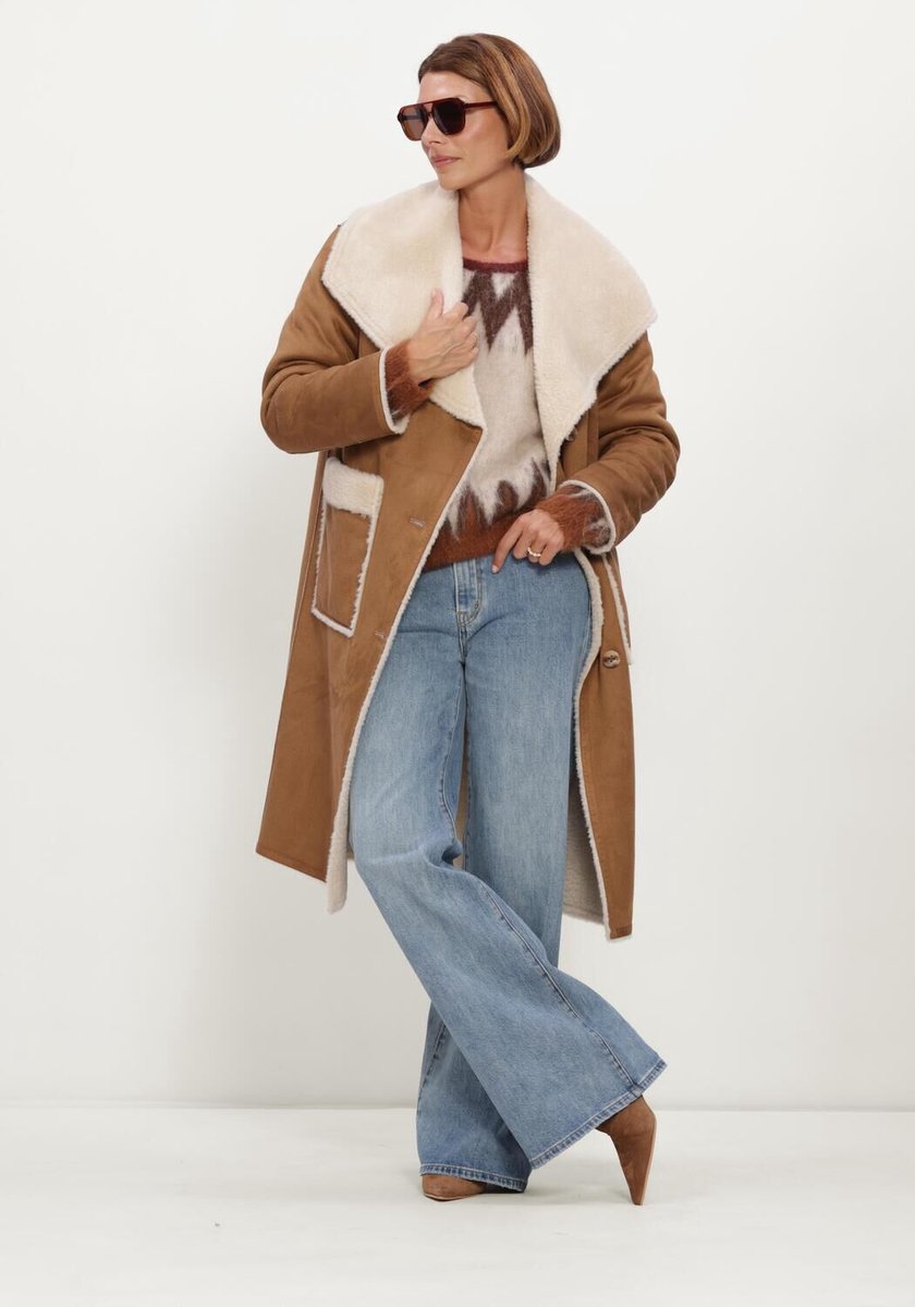 Beaumont Elif Coat Jassen Dames - Winterjas - Camel - Maat 34