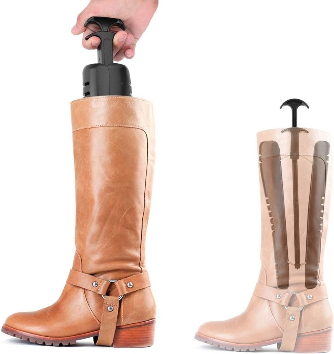 1 Paar Plastic, Schoenen Boomvormer Laarzen Expander Laars Schacht Brancard Schoen Brancard Laarzen, Laars Brancard, Laars met Handvat