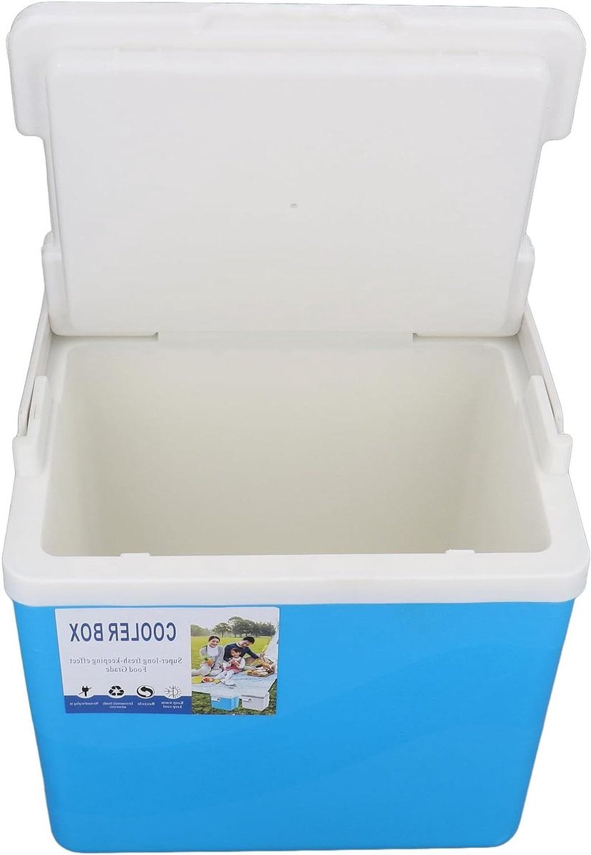 Geïsoleerde Koelbox - Kampeerkoeler Picknickbox - Buitenactiviteiten - Lichtgewicht EPS Materiaal - 10 Liter - Blauw