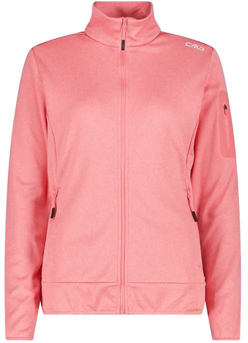 Jacquard fleece dubbele tricot vrouw CMP Roze