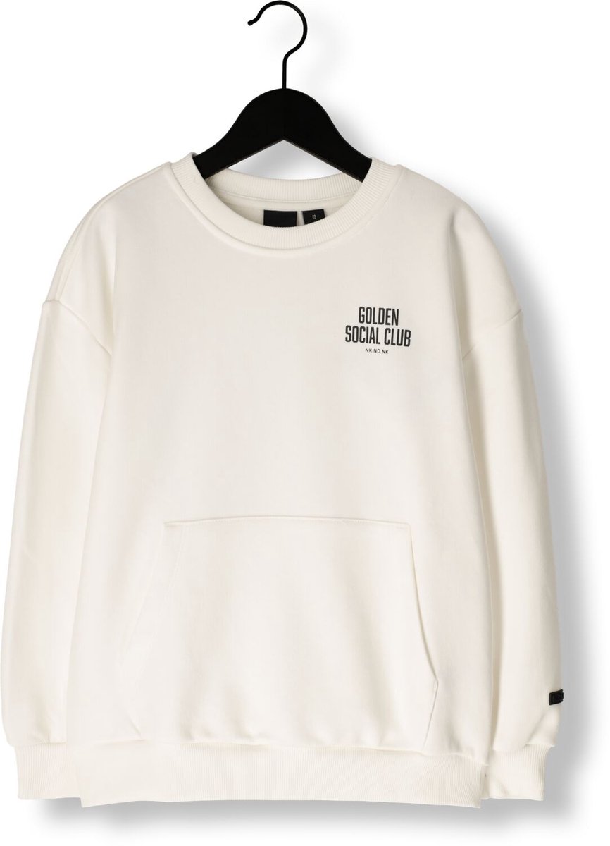 Nik & Nik Dias Sweatshirt Truien & Vesten Jongens - Sweater - Hoodie - Vest- Creme - Maat 128