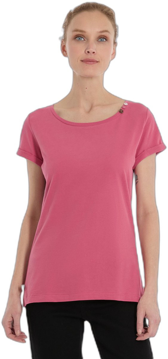 Dames-T-shirt Ragwear Fllorah Gots Roze