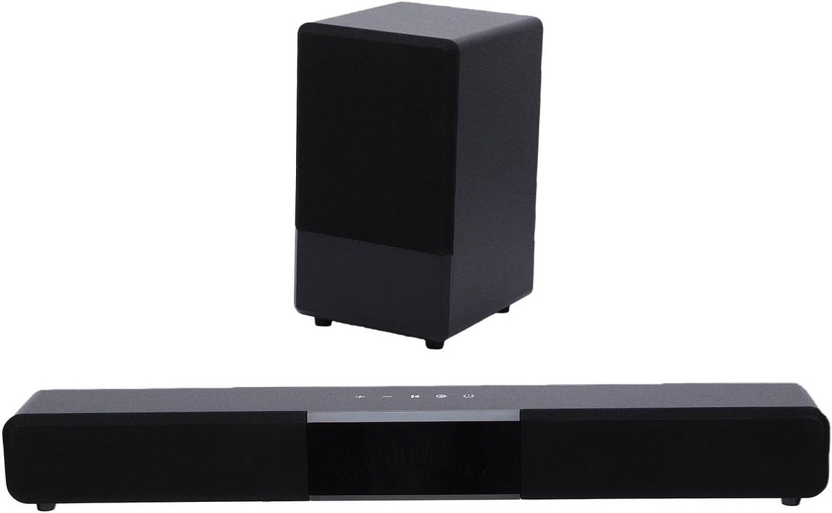Draadloze Soundbar - Bluetooth Speaker Systeem - Thuisbioscoop Geluid - 2.1 Surround Sound - 69 x 31 x 21 cm