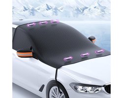 Autoruit Sneeuwhoes - Voorruitbeschermer Winter - Auto Beschermen - Waterdicht Oxford Materiaal - 1 kg - Zwart