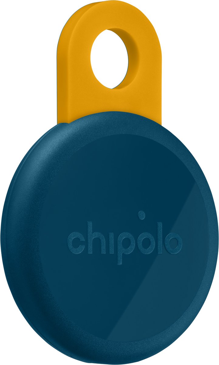 Chipolo LOOP – Bluetooth Tracker & KeyFinder – Oplaadbaar & Waterdicht - Compatibel met Apple Find My & Google Find Hub – 125 dB – Deep Sunset - 1 Pack
