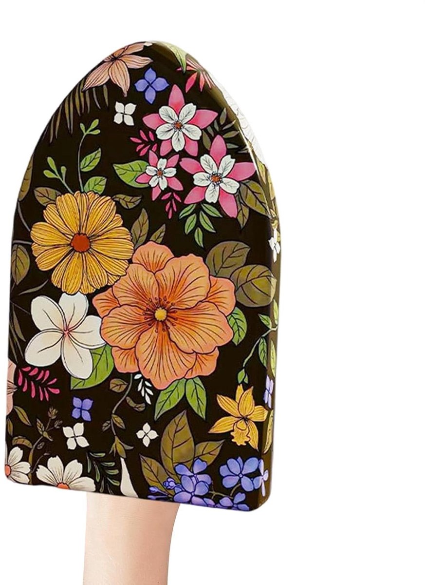Hittebestendige stoomhandschoen - Stoom strijk handschoen - Kleding stomen - Isolerend materiaal - 24 x 14 cm - Grijs