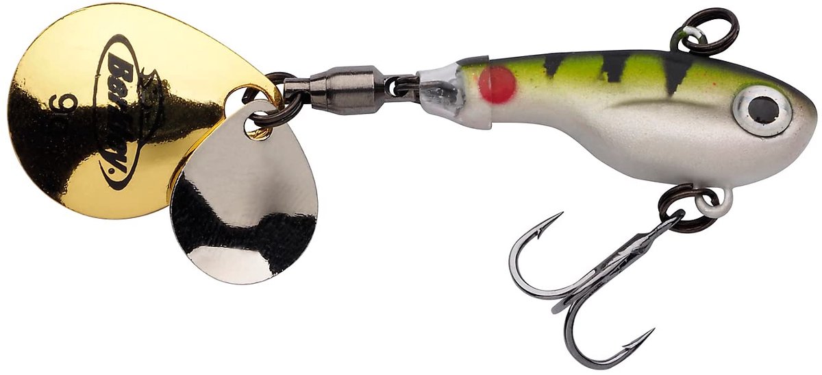 Spinner Baars Lokaas - Kunstvis - Vissen Vangen - Dubbele Trillingen - 5 cm 5 g - Perk