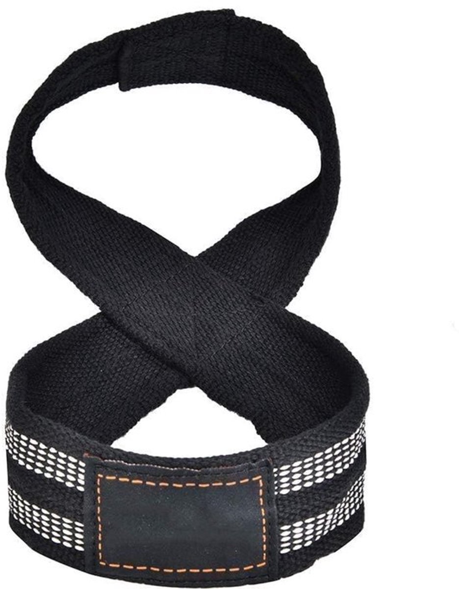 Figuur 8 Gewichtheffen Strap - Polsband voor Powerlifting en Bodybuilding