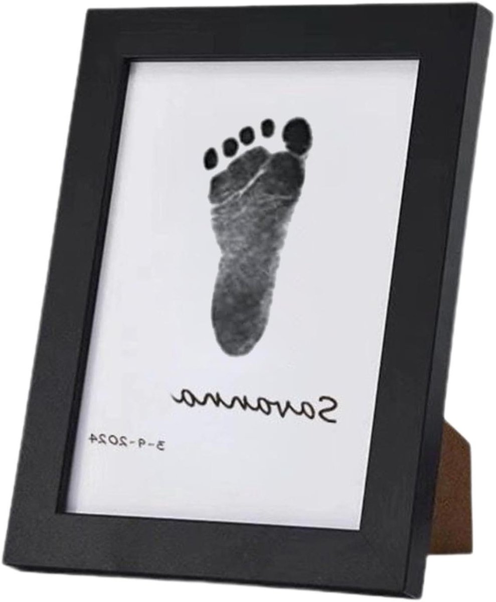 Huisdier Pootafdruk Set - Herinneringskit Huisdier - Herinneringen Vasten - Inkless Technologie - 14.8 x 11 cm - Zwart