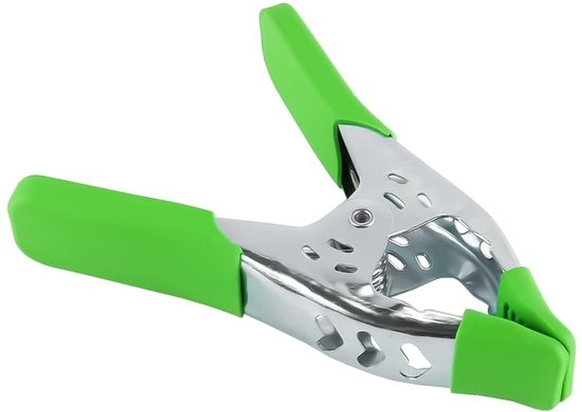 Veerklemmen 5 Stuks - Robuuste Metalen Klemmen - 155 mm - 60 mm Bekopening - Kunststof Coating - Sterke Klemkracht