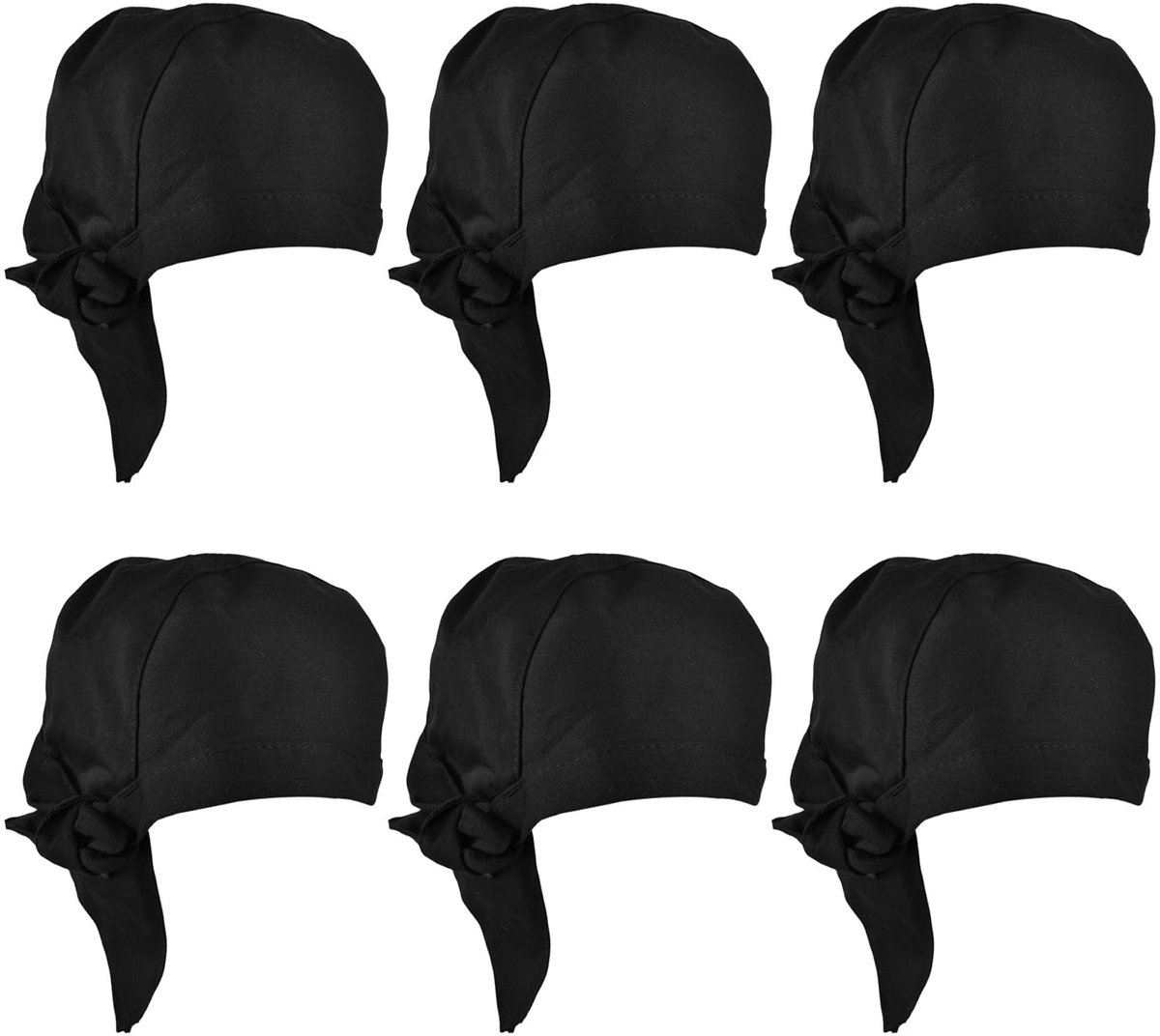 Omgoods - Set van 6 Kookmutsen voor Professionals en Thuischefs