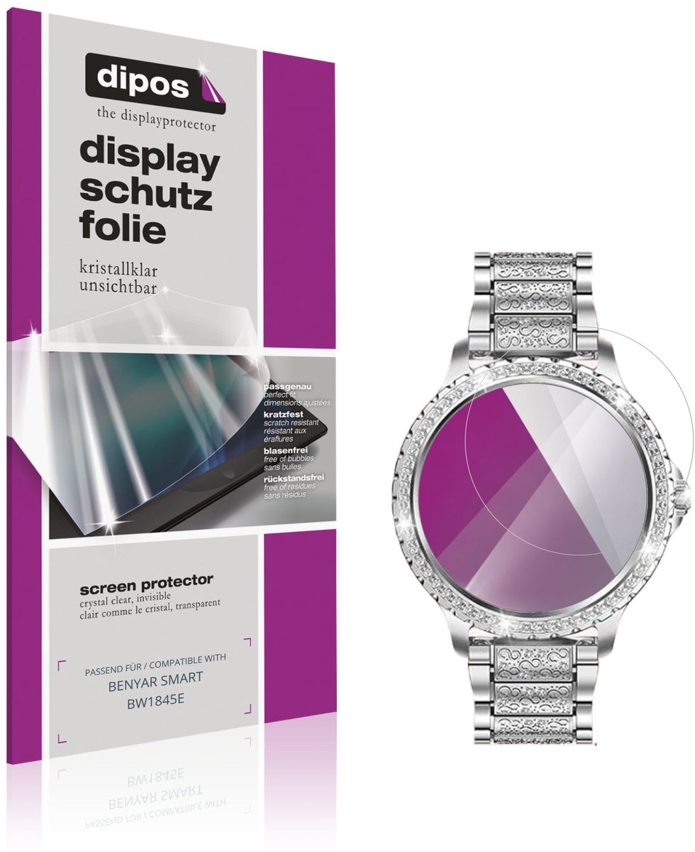 dipos – 6x Beschermfolie geschikt voor BENYAR SMART BW1845E | Krasbestendige & heldere Screenprotector Ultra-Thin