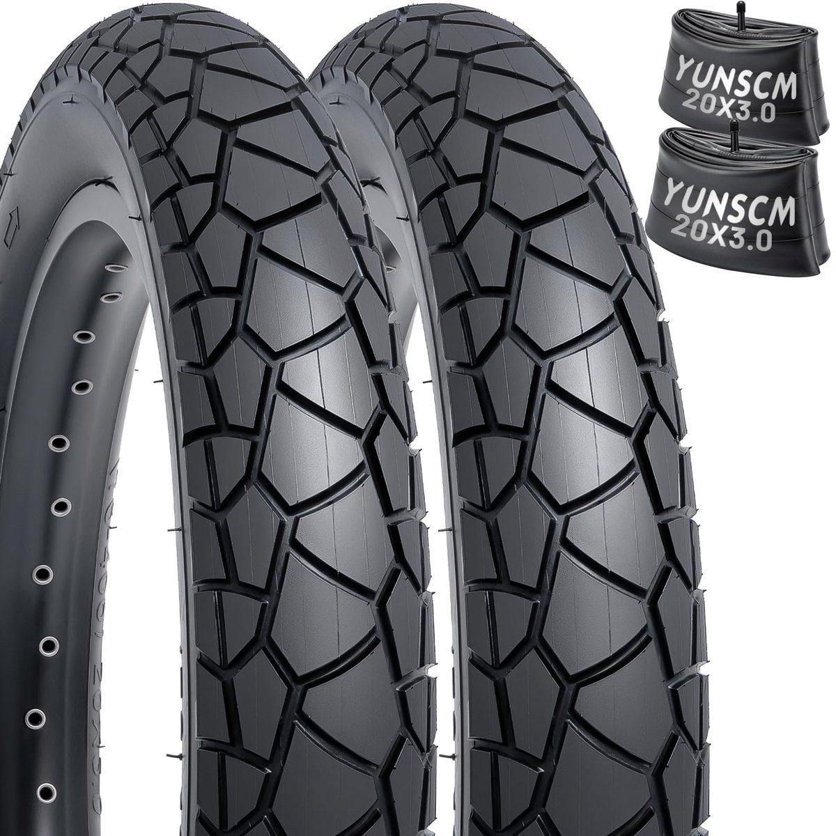 Omgoods - 2 Stuks 20 Inch Vouwbare Fietsbanden met Binnenband