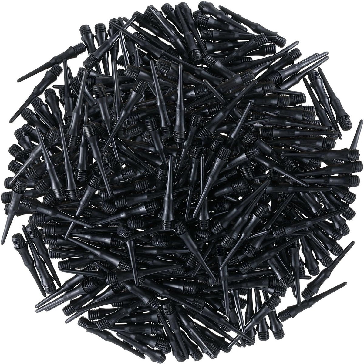 Omgoods - 200 Stuks Dart Flights met Plastic Tips voor Competitie