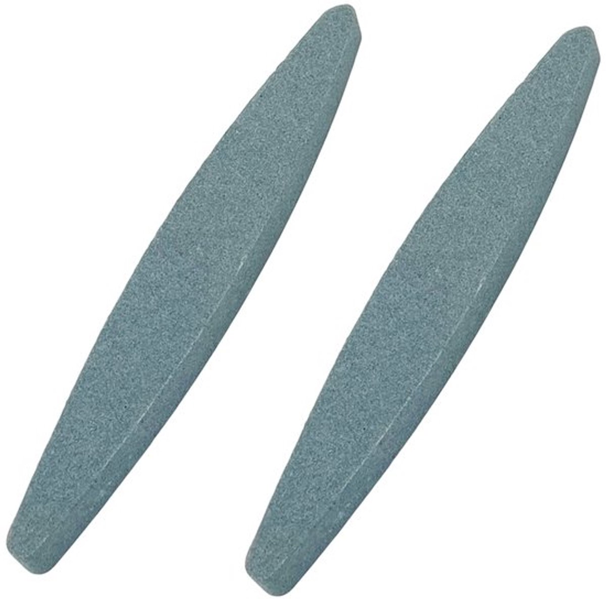 Slijpsteen Professioneel - Slijpsteen voor Messen - Slijpsteen voor Tuingereedschap - 2 Stuks - Bruin Korund - Afmetingen 235 x 35 x 15 mm